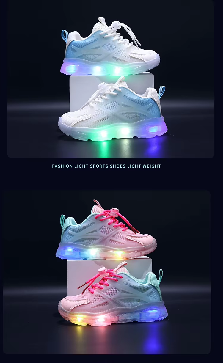 Z-22 LED children's sneakers three-color gallery